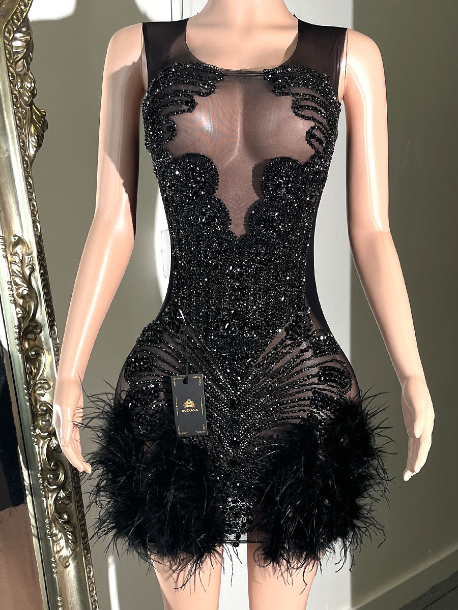 Celeste Diamante Dress - AMEKANA.COM