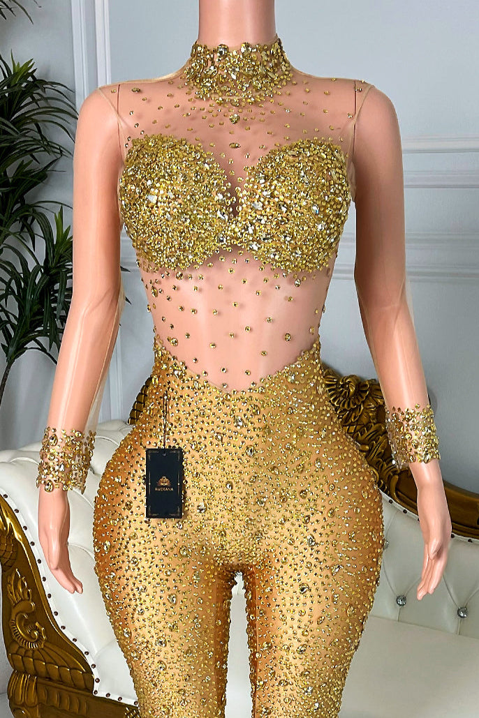Icon Gold Bodysuit(Ready To Ship)