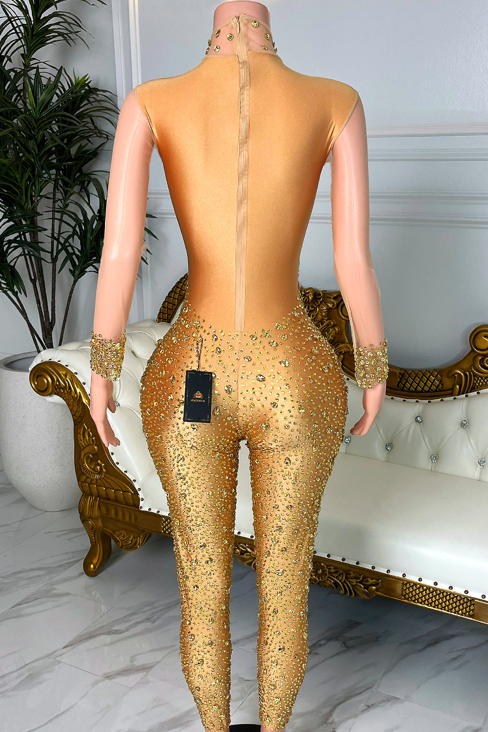 Icon Gold Bodysuit(Ready To Ship)