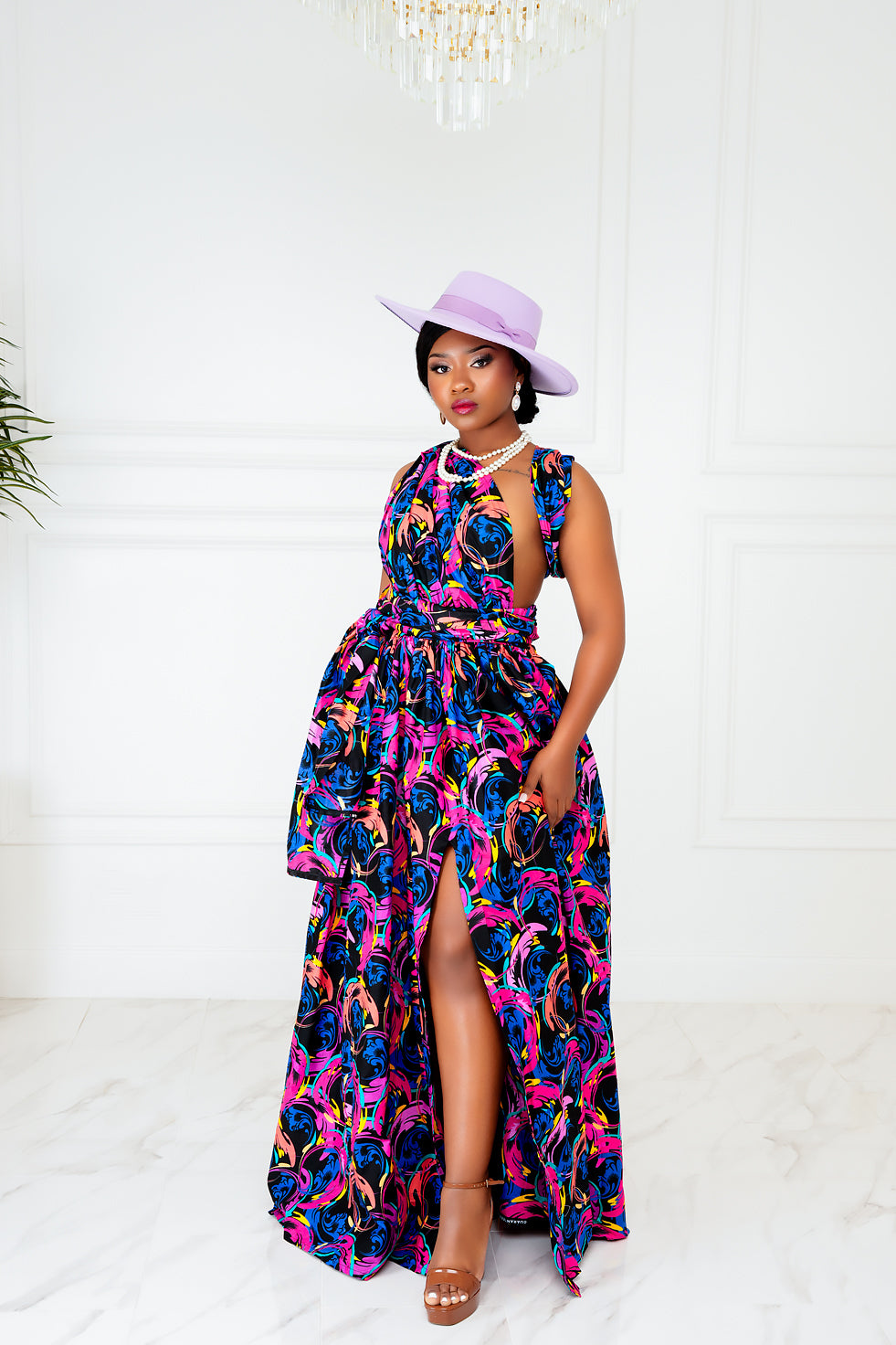 Ada Ankara Dress(Ready To Ship)