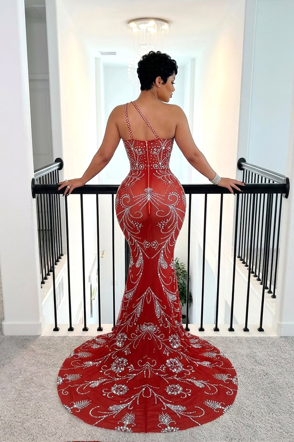 Attitude Red Dress (Ready To Ship)
