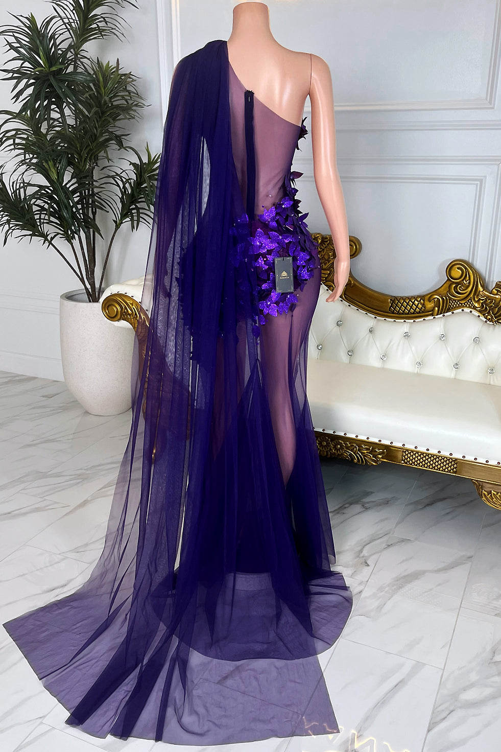Maslie Purple Dress(Ready To Ship)