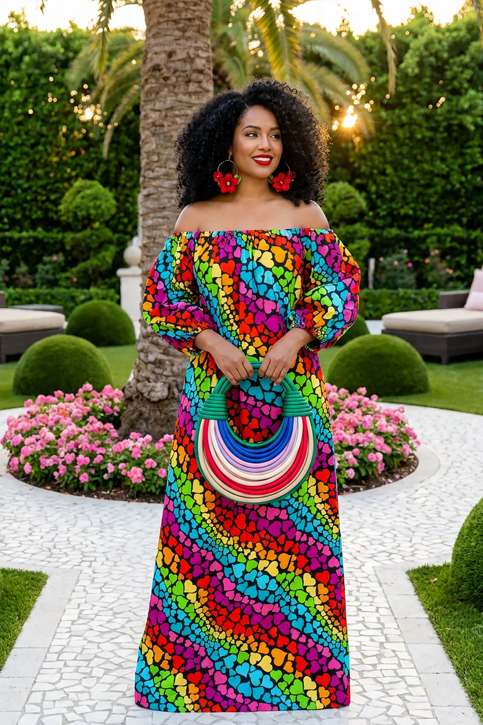 Love in Color Ankara Dress(Ready To Ship)