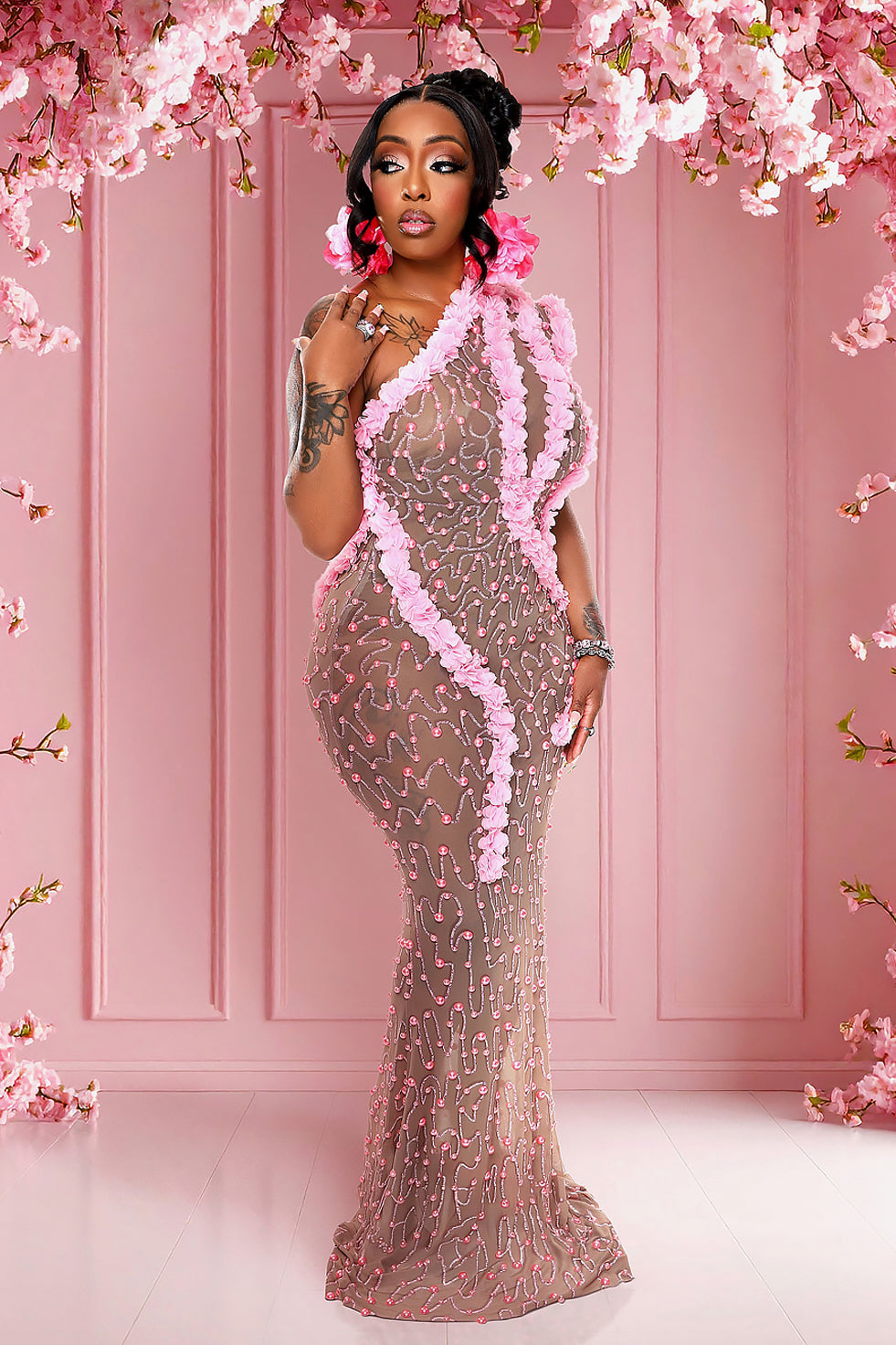 Blush Bloom Dress (Made to Order)