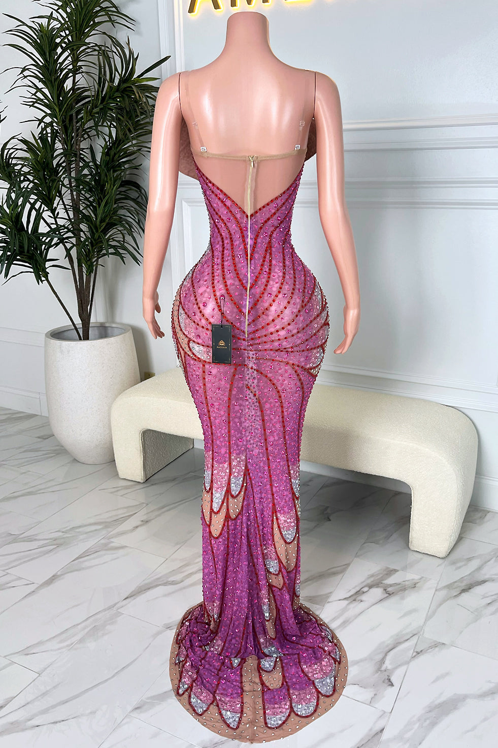 Petal Kiss Pink Dress (Ready To Ship)