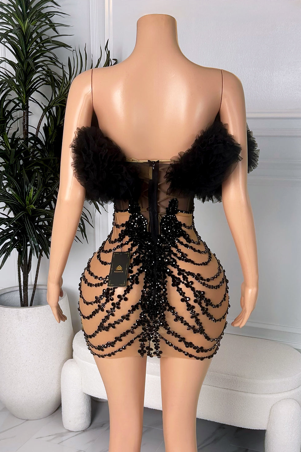 Drama Black Dress (Pre-Order)