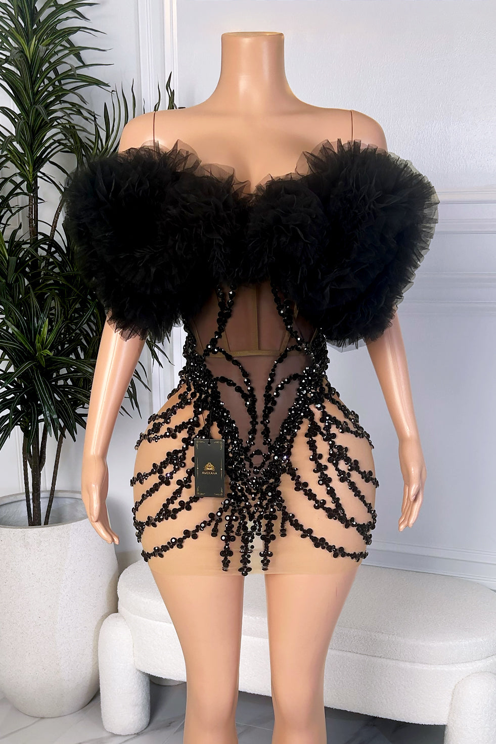 Drama Black Dress (Pre-Order)