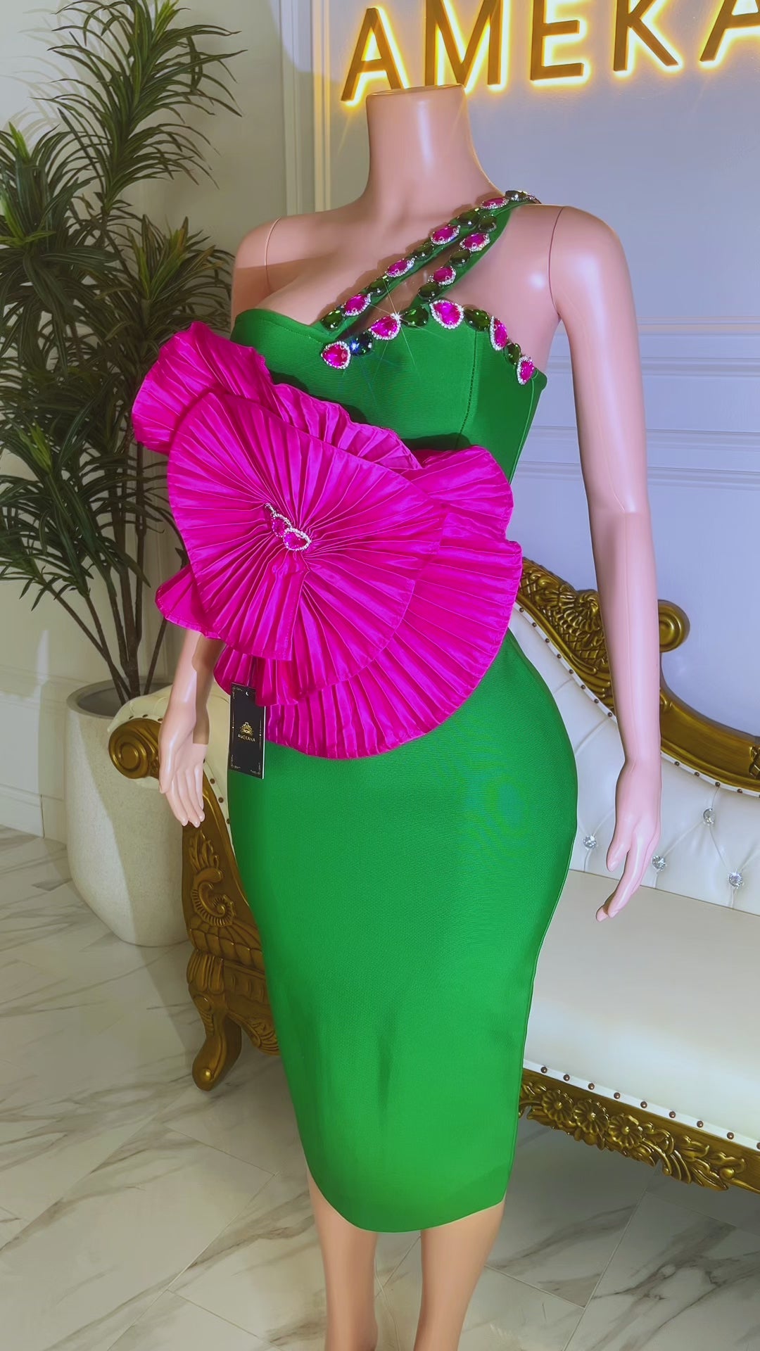 Wild Blossom Midi Dress(Ready To Ship)