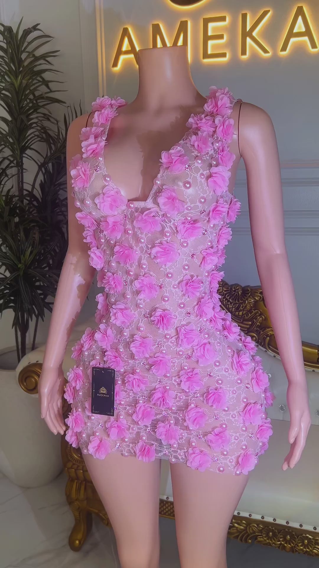 Sugar Rose Mini Dress (Pre-Order)