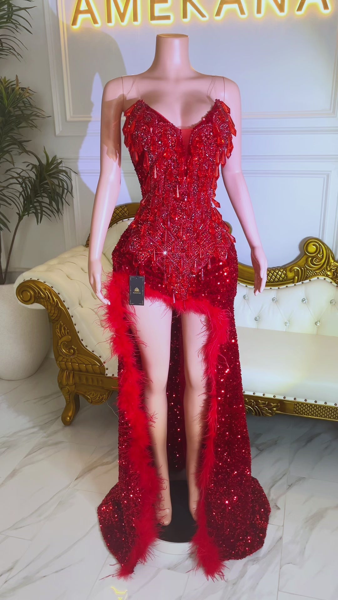 Set It Ablaze Dress(Ready To Ship)