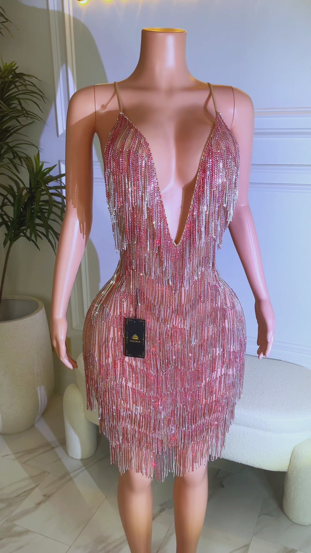 Casino Tassel Dress(Ready To Ship)