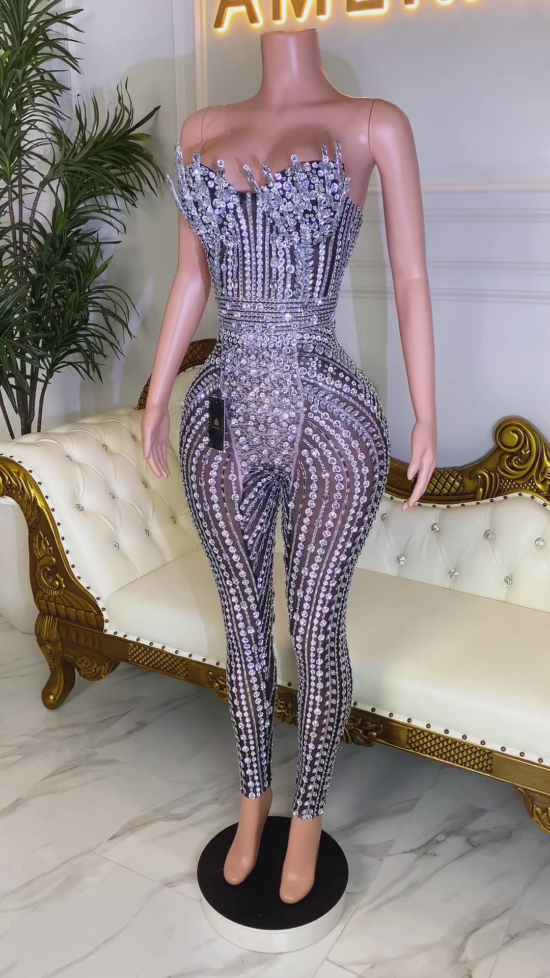 Fool In Love Black Jumpsuit (Ready To Ship)