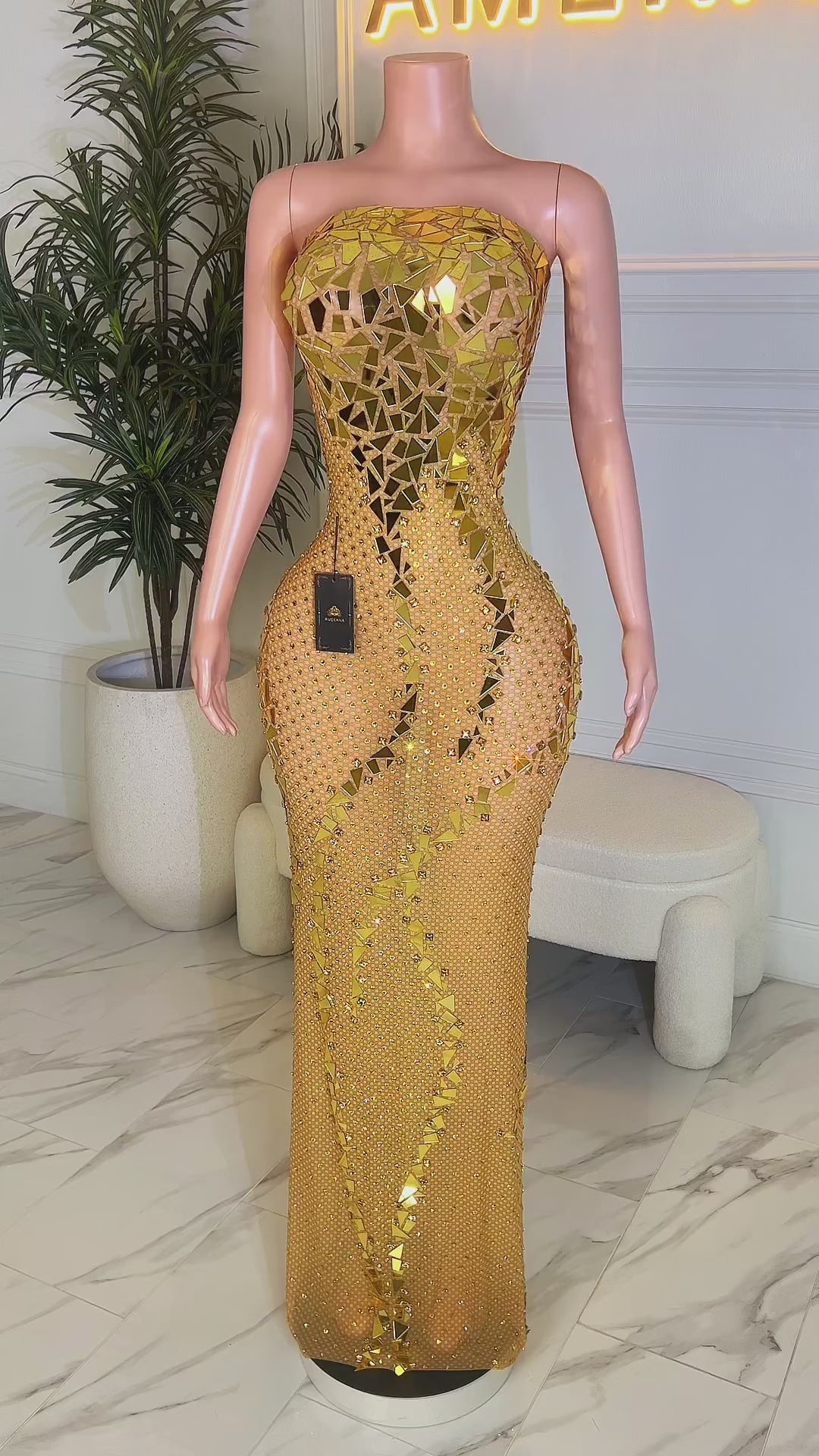 Mosaic Maxi Dress(Ready to Ship)