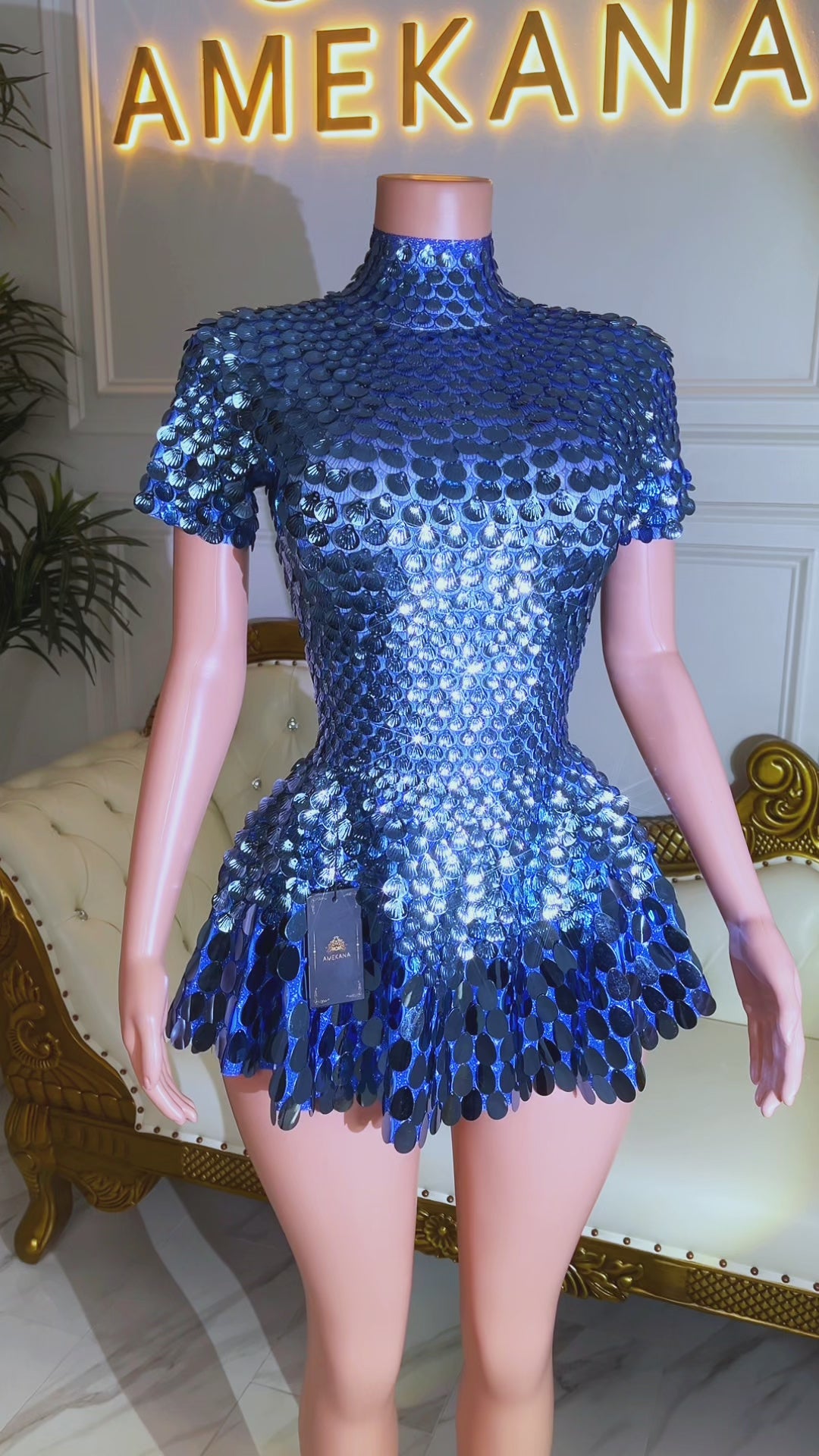 Jaime Blue Dress (Made to Order)