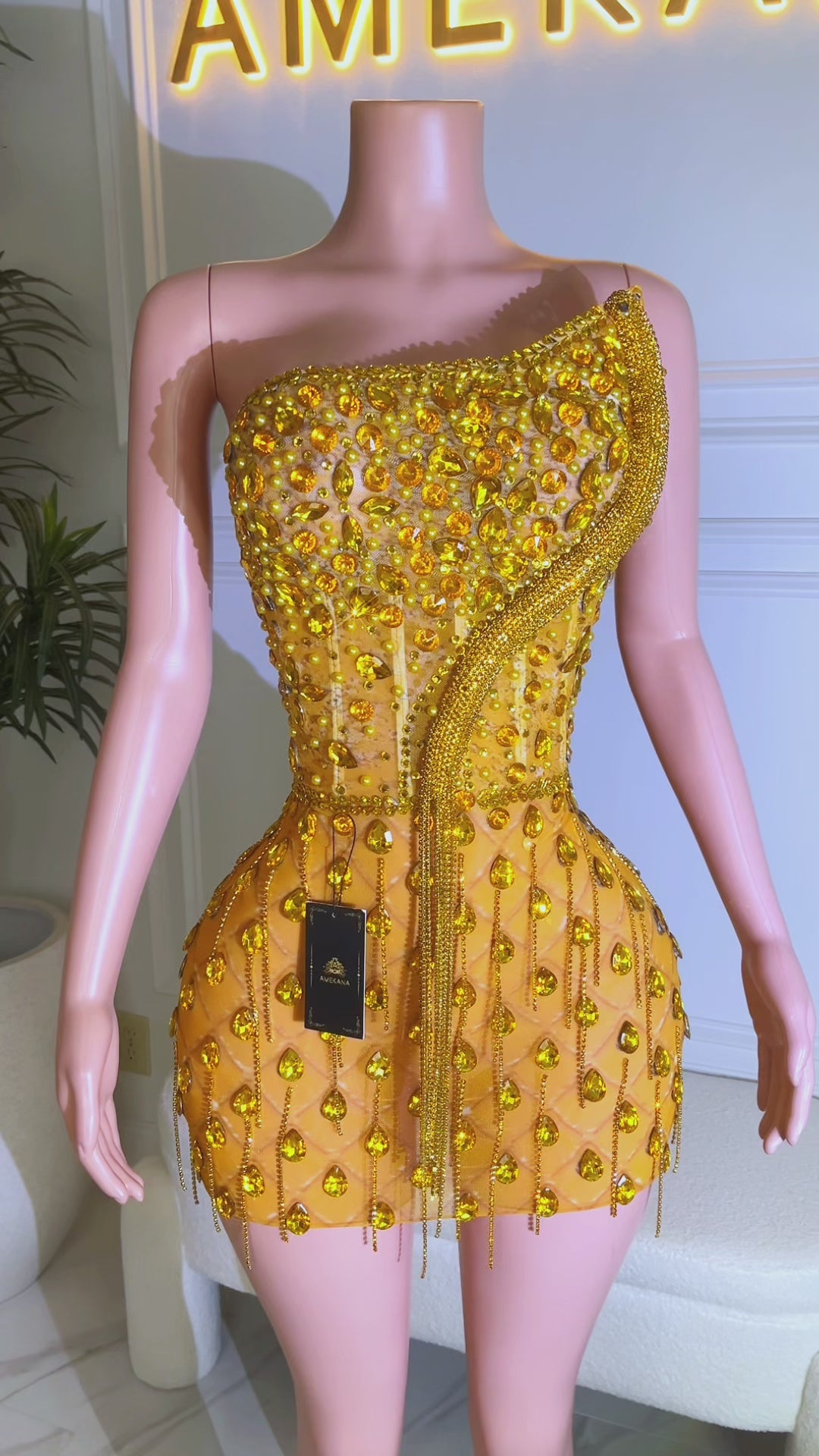 Rory Gold Mini Dress (Made to Order)