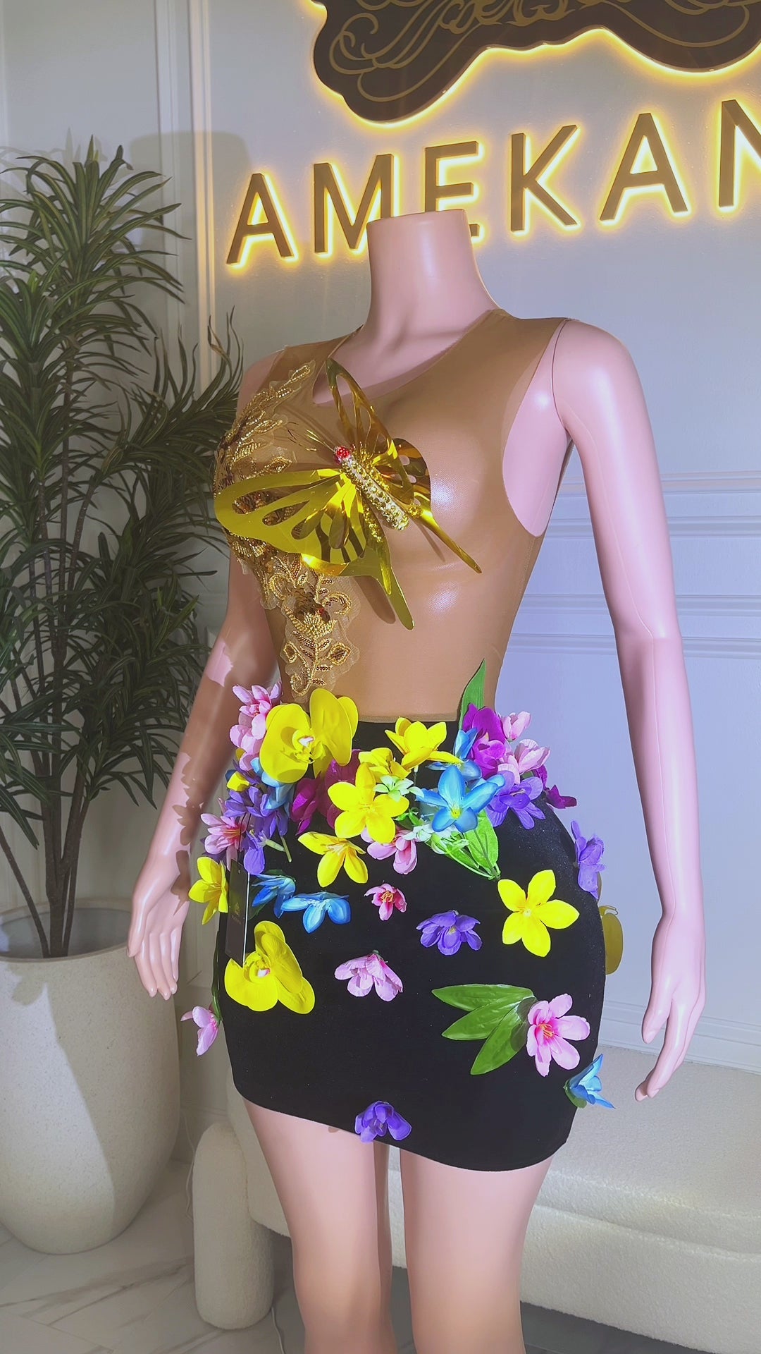 Butterfly Garden Dress(Ready To Ship)