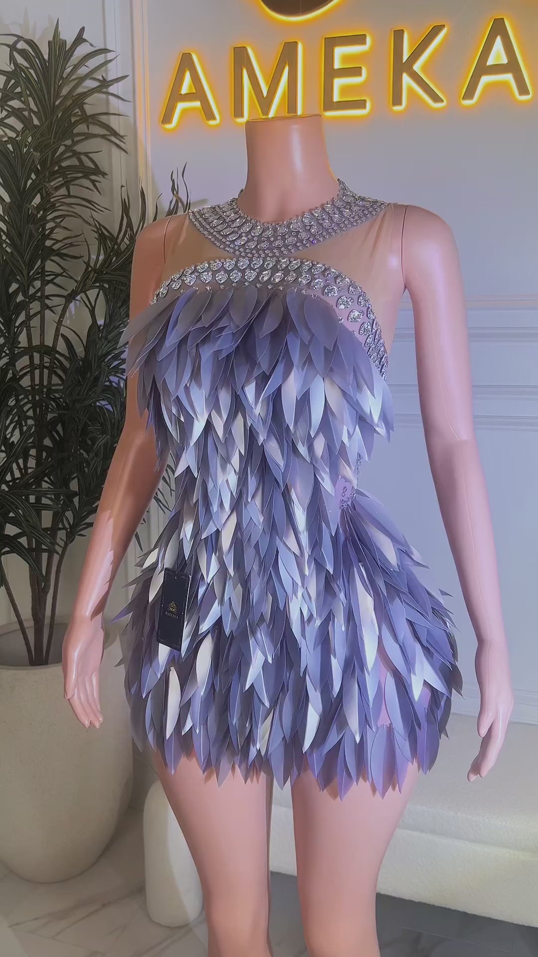 Amethyst Mini Dress(Ready to Ship)