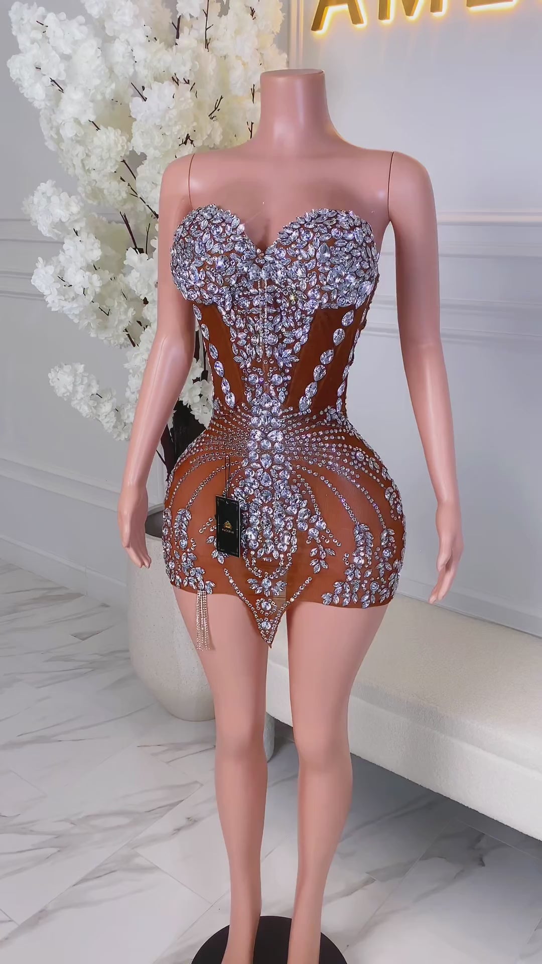 Mistress Brown Dress (Ready to Ship)