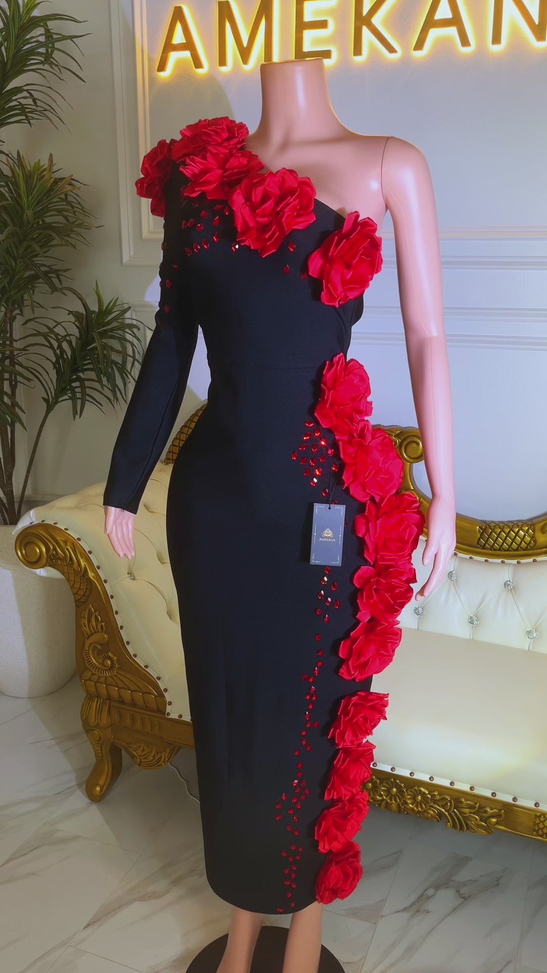 Alessandra  Rose Dress(Ready To Ship)