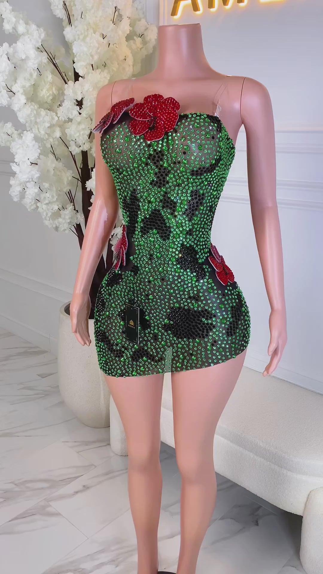 Sancia Green Dress(Ready to Ship)