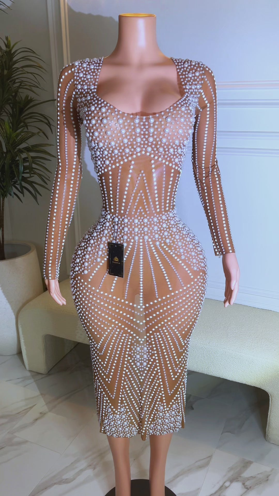 April Pearl Dress (Made to Order)