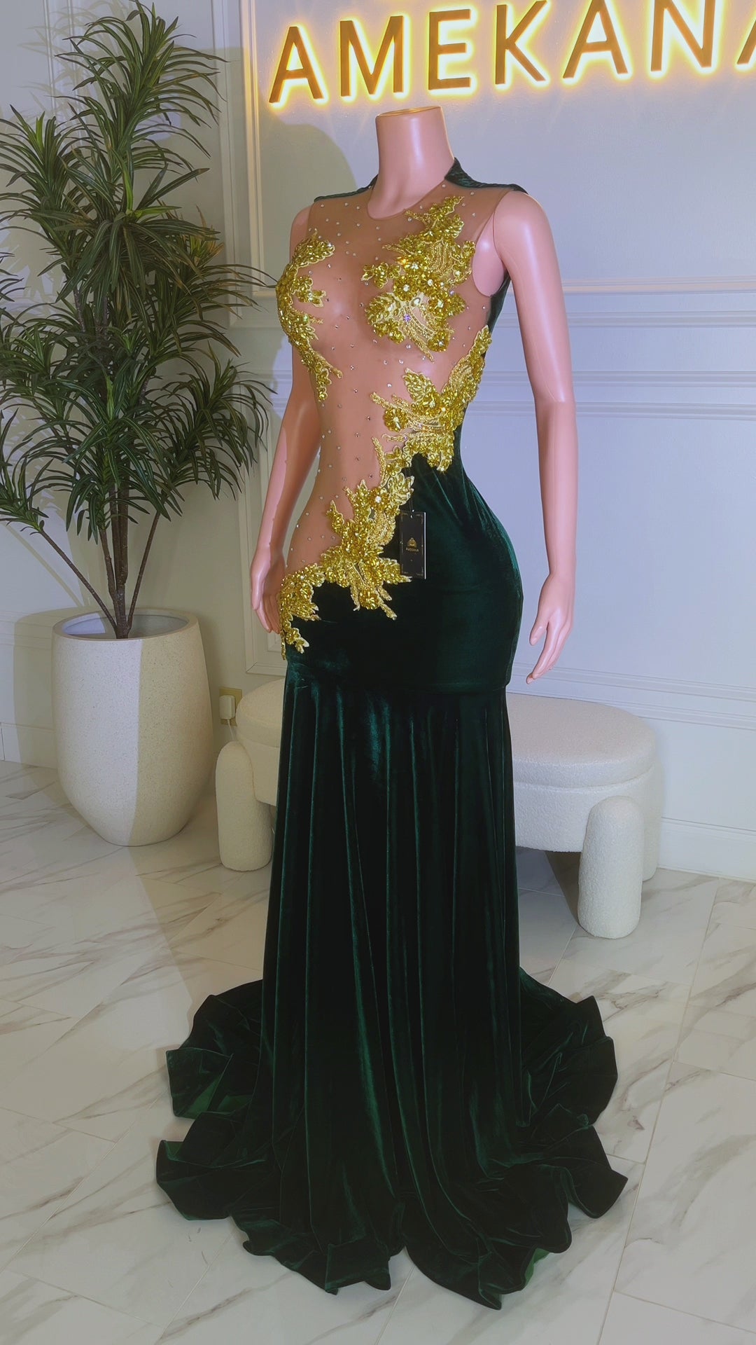 Forest Royale Dress(Ready To Ship)