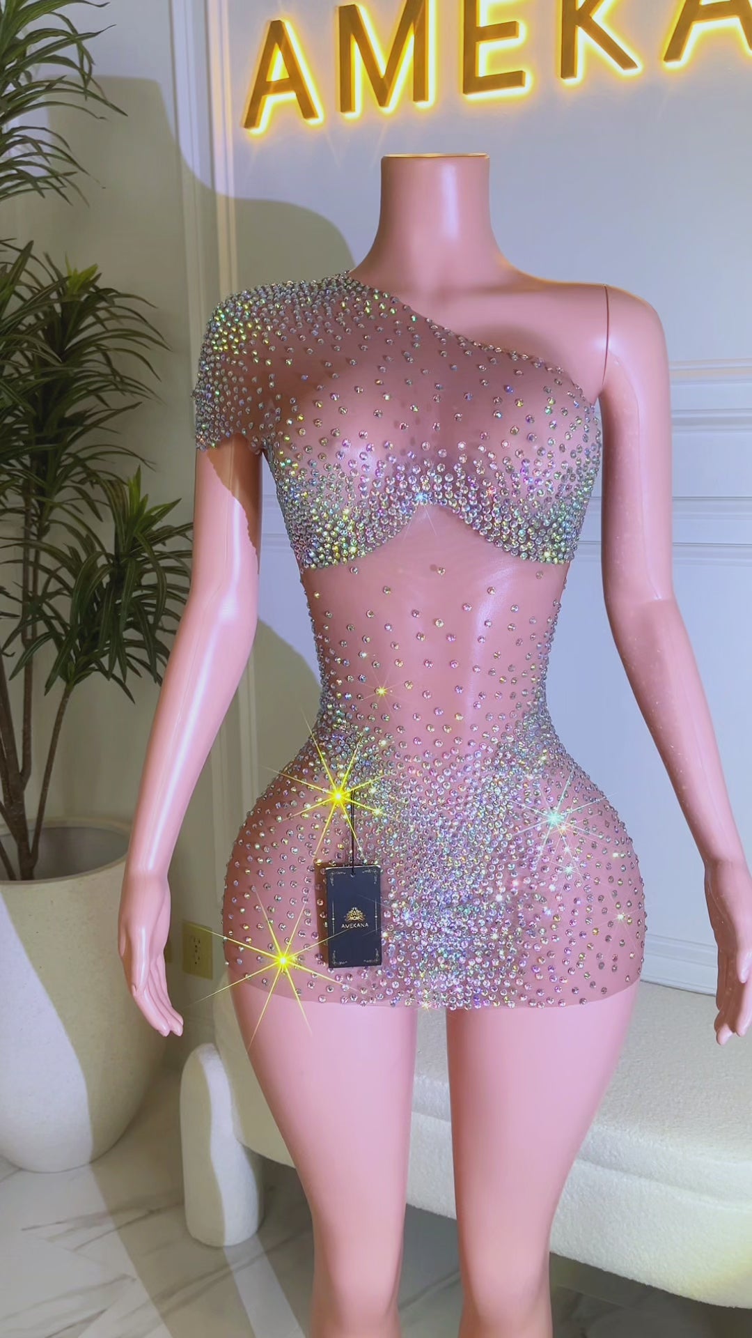 Shimmer Me Crazy Mini Dress (Ready To Ship)