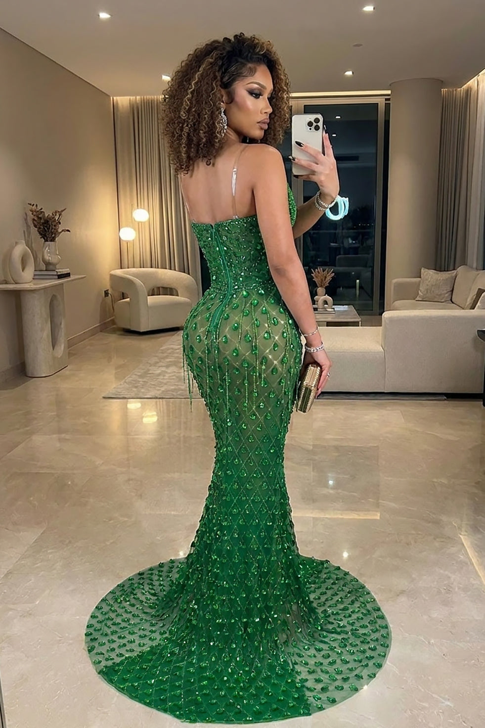 Rory Green Dress (Ready To Ship)