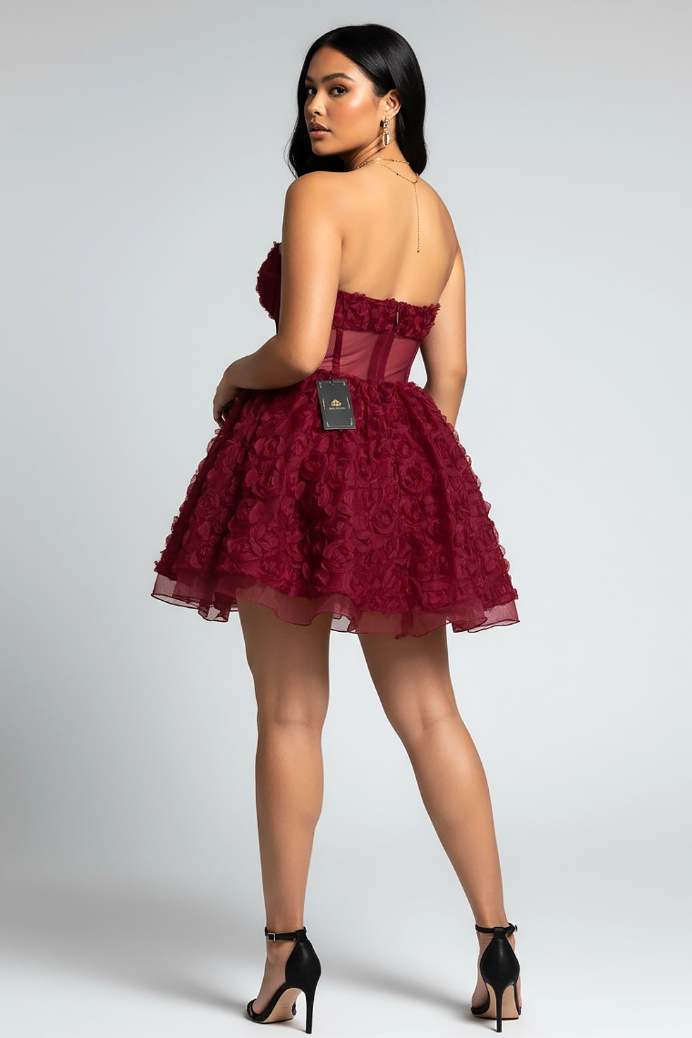 Rosette Romance Dress(Ready To Ship)