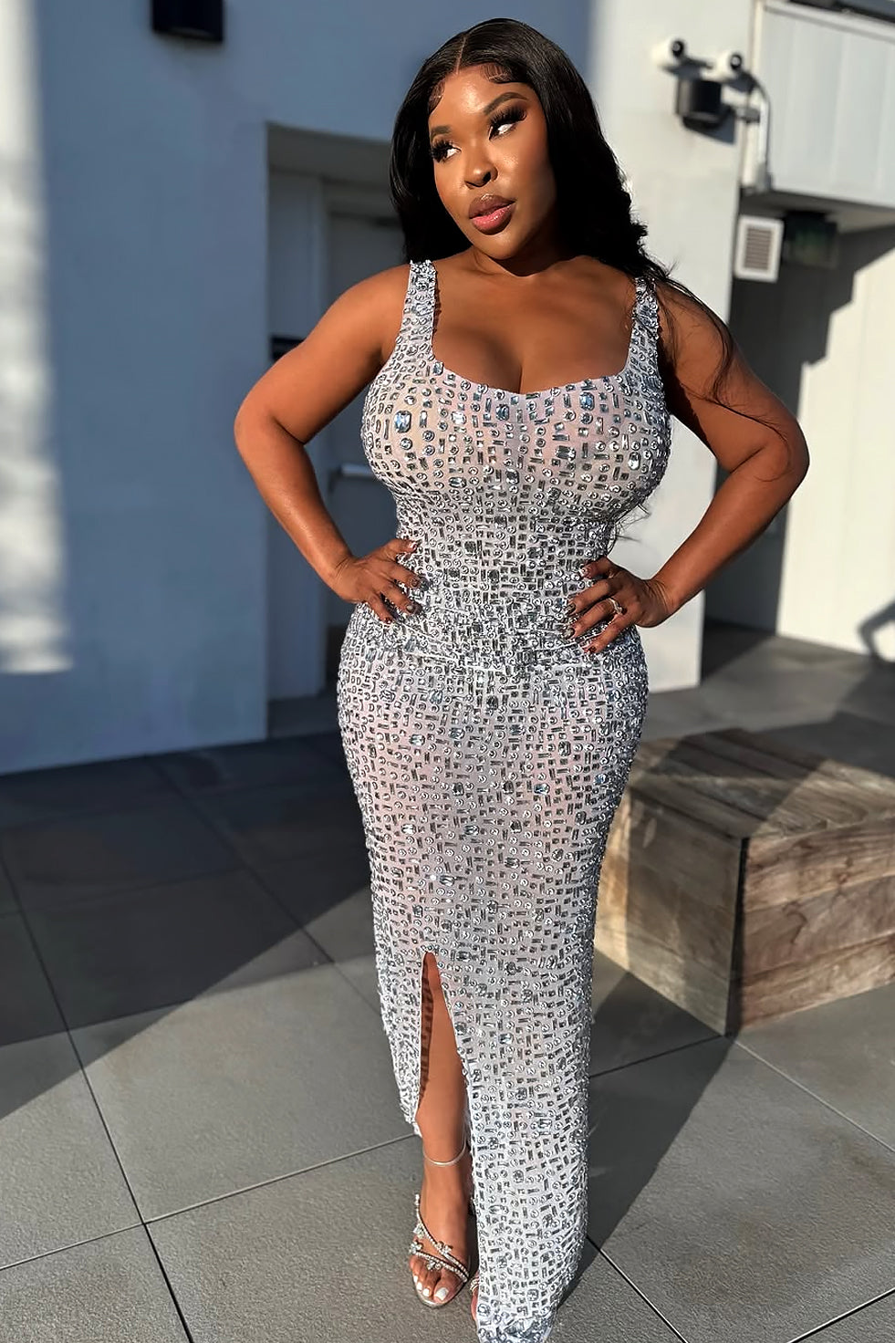 Sade White Dress (Made To Order)