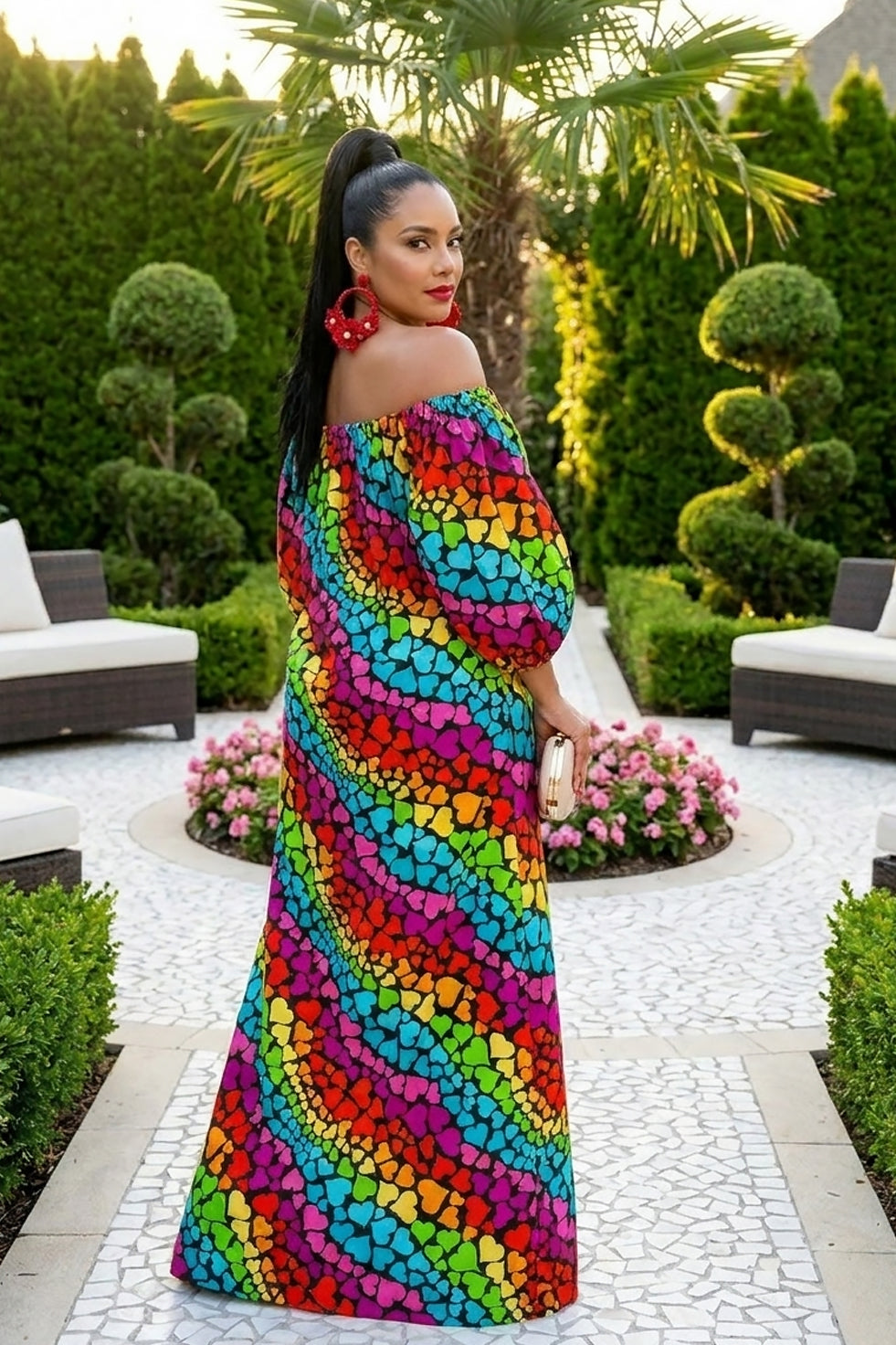 Love in Color Ankara Dress(Ready To Ship)