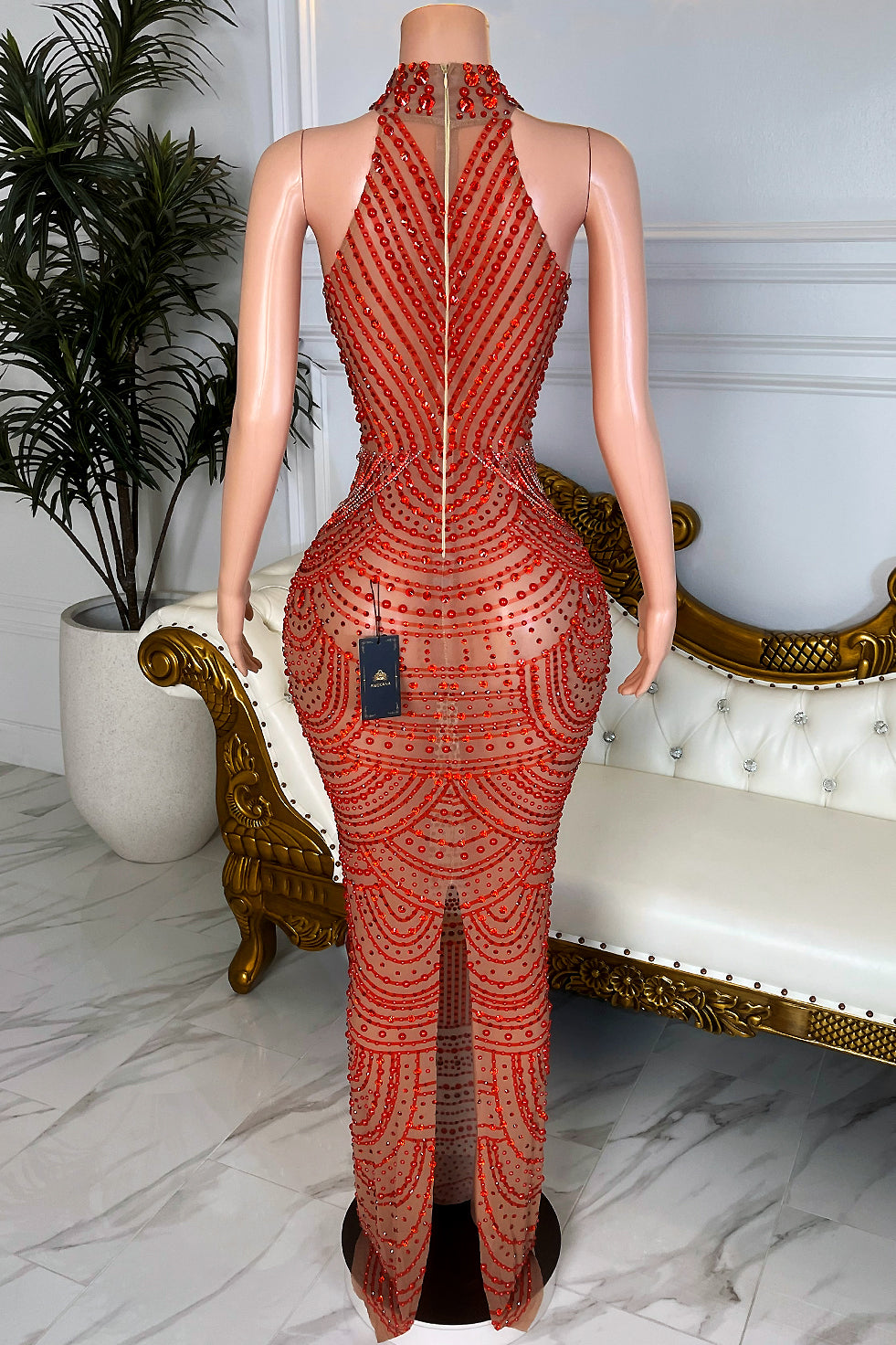 So Mysterious Red Dress (Made to Order)