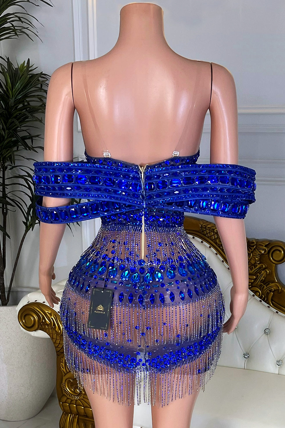 Tarania Blue Dress(Made To Order)