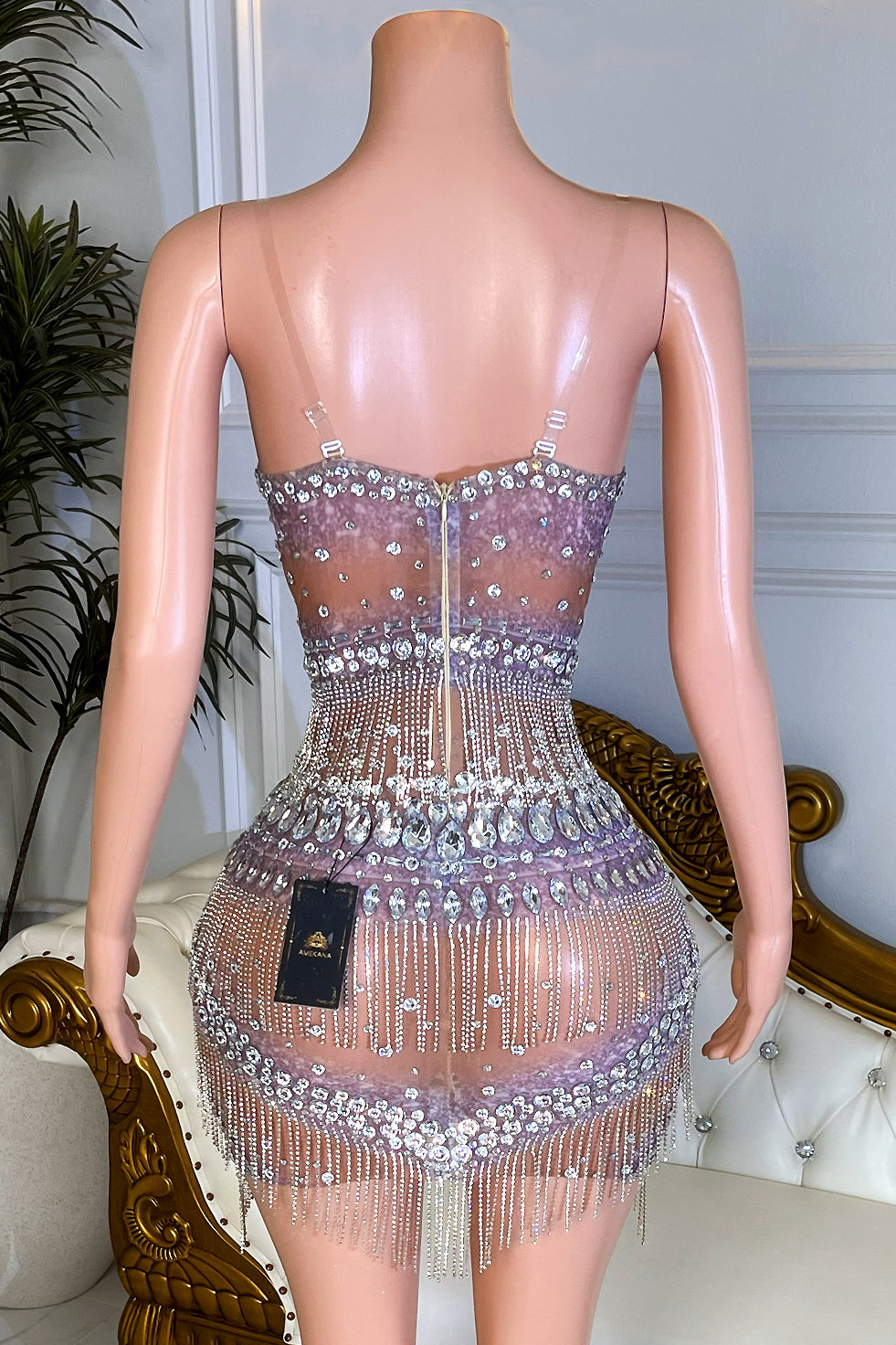 Tarania Silver Dress 2 (Made to Order)