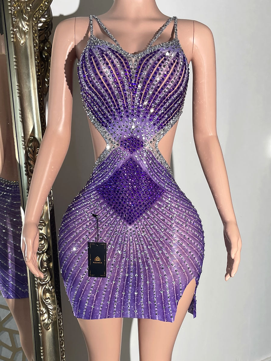 June Diamante Dress (Ready To Ship)
