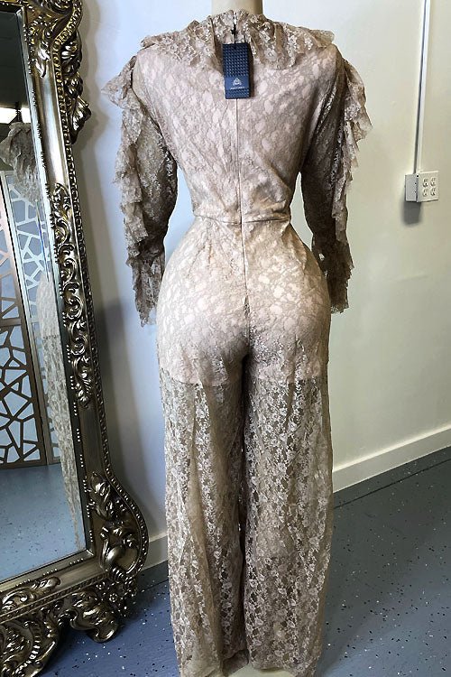 Abbey Lace Jumpsuit(Ready To Ship)