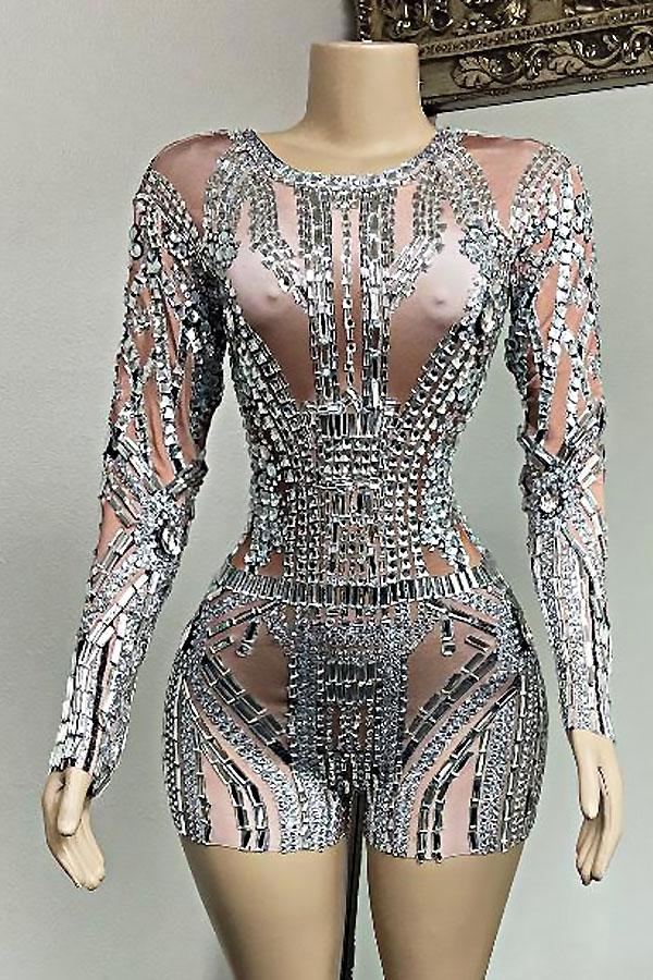 Amina Diamante Bodysuit (Ready To Ship)