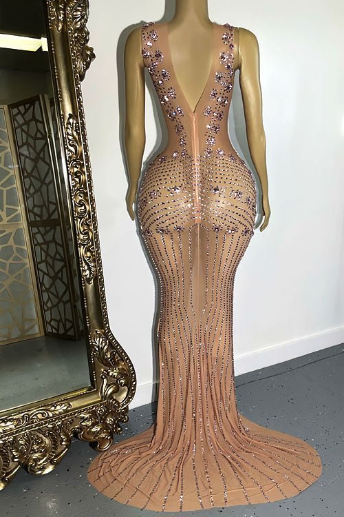 Dakota Diamante Dress (Ready To Ship)
