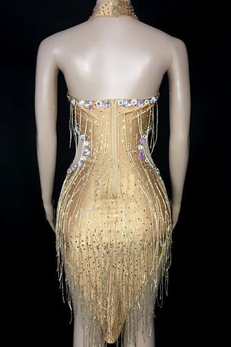 Gabriela Diamante Tassel Dress