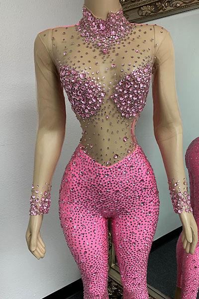 Icon Diamante Bodysuit(Ready To Ship)