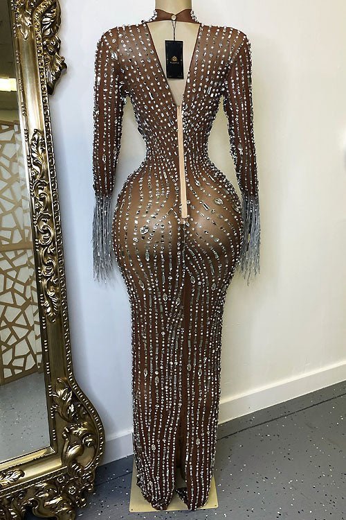 London Rhinestone Dress