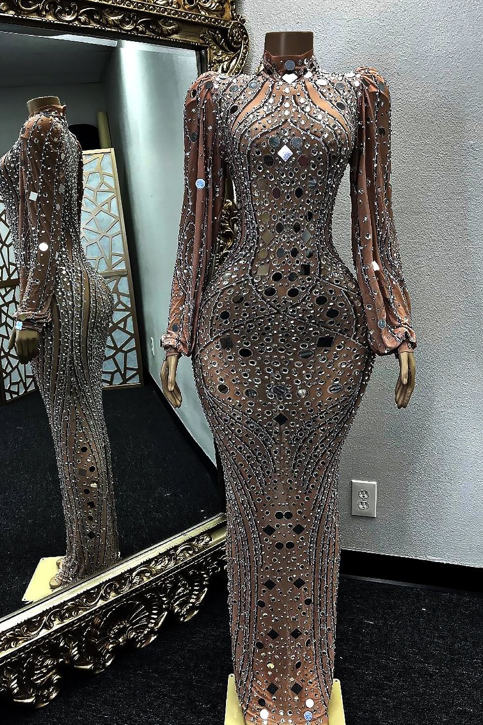 Maribel Diamante Dress