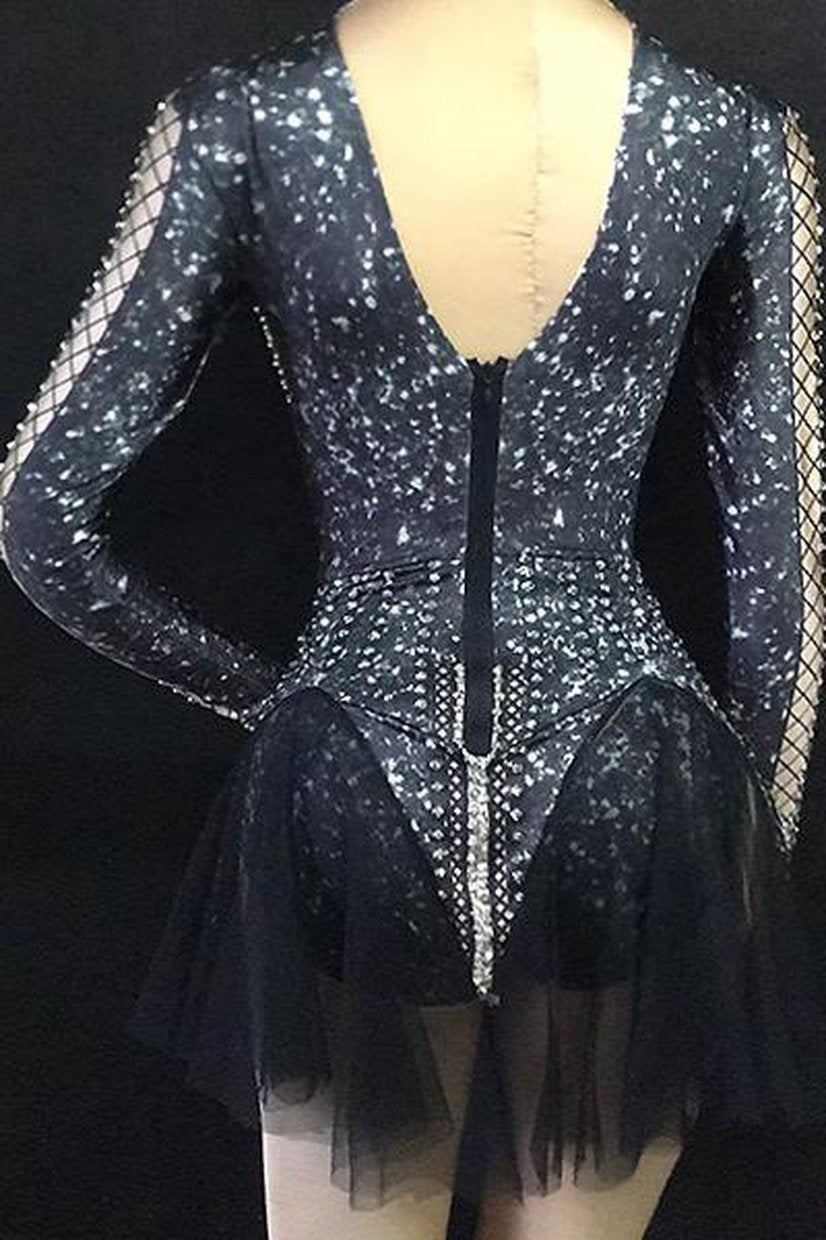 Simi Diamante Dress(Rhinestones)