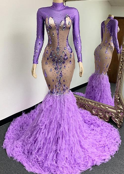Valentina Rhinestone Evening Dress (Ready To Ship)